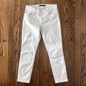 J Brand White Capri Jeans, Size 27